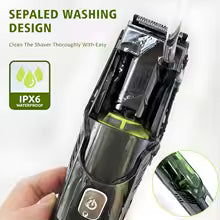 Steel Habbits™ No‑Mess Vacuum Beard Trimmer